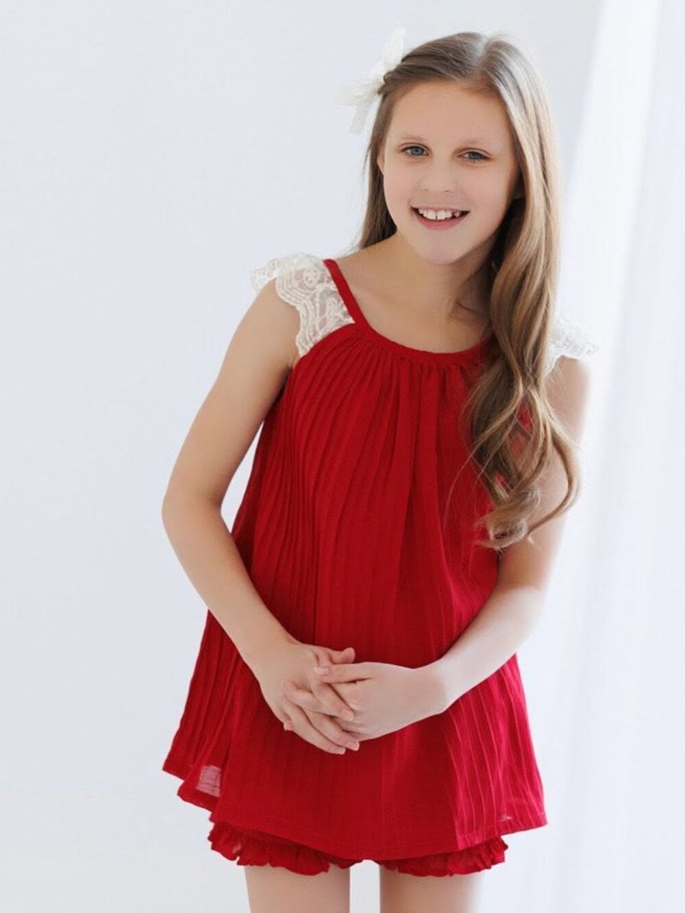 Well Dressed Wolf Betty Red Mini Dress w/shorts size 5 NWT